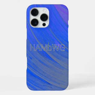 Blue Violet Swirl HAMbWG Cell Case iPhone Case