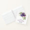 Blue Violet Wild Roses Bridal Shower Guest Book