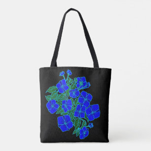 Blue Violets #1 Tote Bag