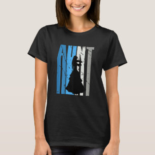 Blue Violin Aunt Violinist Plays The Violin Musica T-Shirt