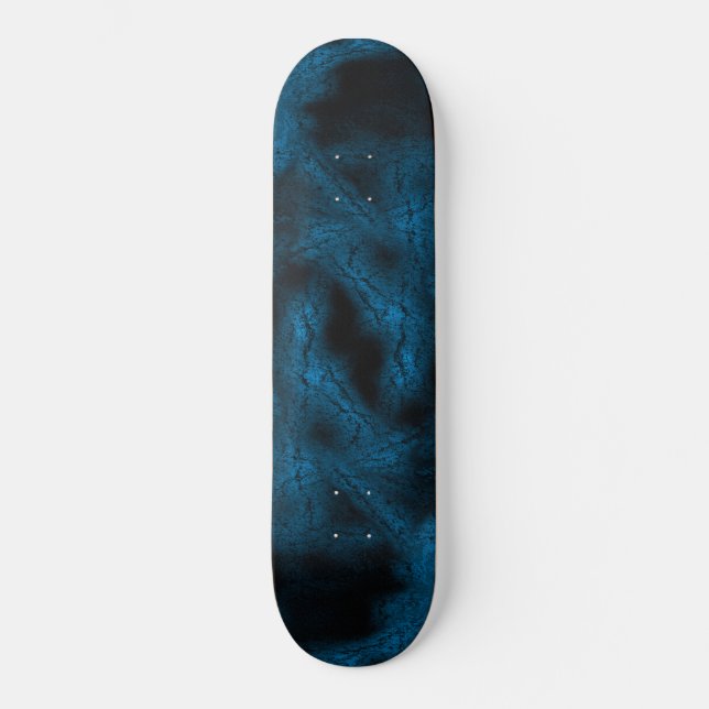 Blue virus pattern skateboard (Front)