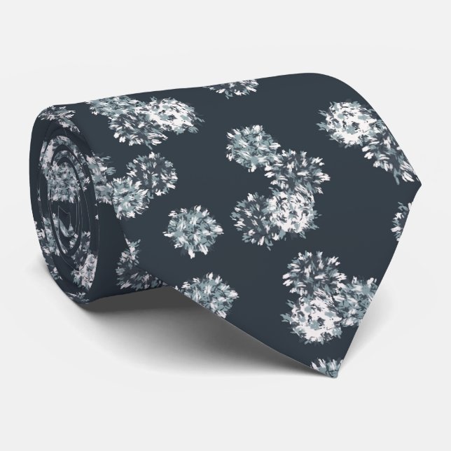Blue Viruses Tie (Rolled)