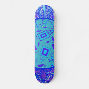 Blue VooDoo Skateboard
