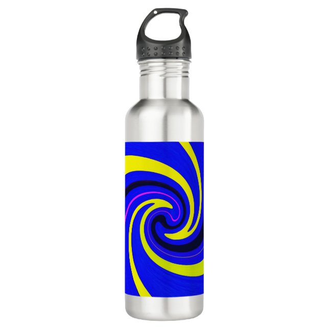 Blue vortex 710 ml water bottle (Front)