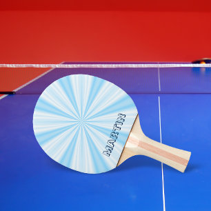 Blue Vortex, Personalised Ping Pong Paddle