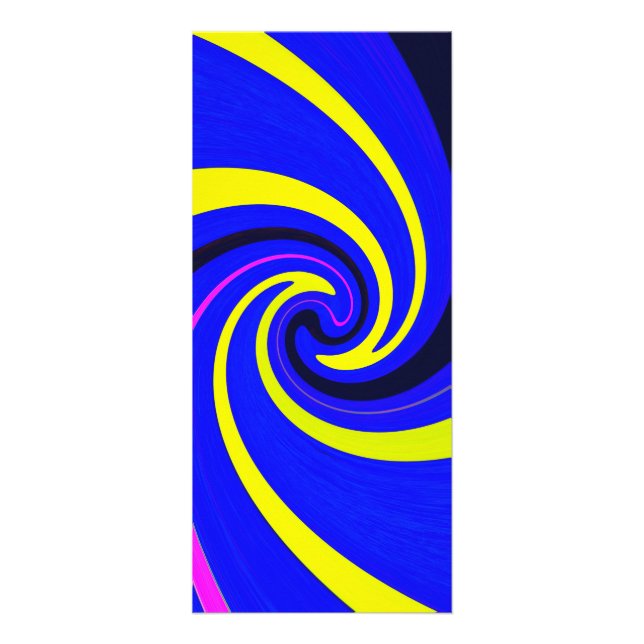 Blue vortex rack card (Front)