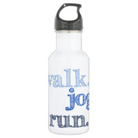 BLUE WALK JOG RUN (font SHADED)