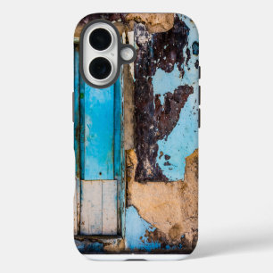 Blue wall and door iPhone 16 case