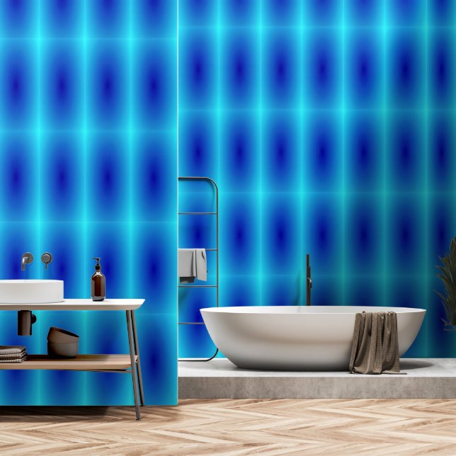 Blue Wallpaper (Bathroom)
