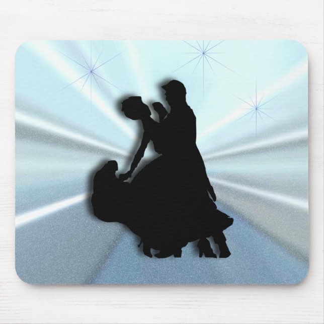 Blue Waltz Mouse Mat (Front)