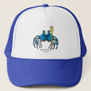 Blue Warrior Crab, MeWarriorWoman on Twitch Trucker Hat