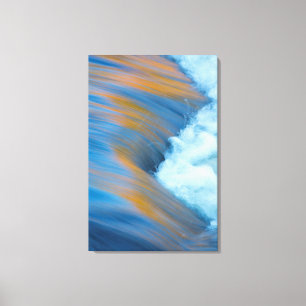 Blue water abstract, Canada Canvas Print