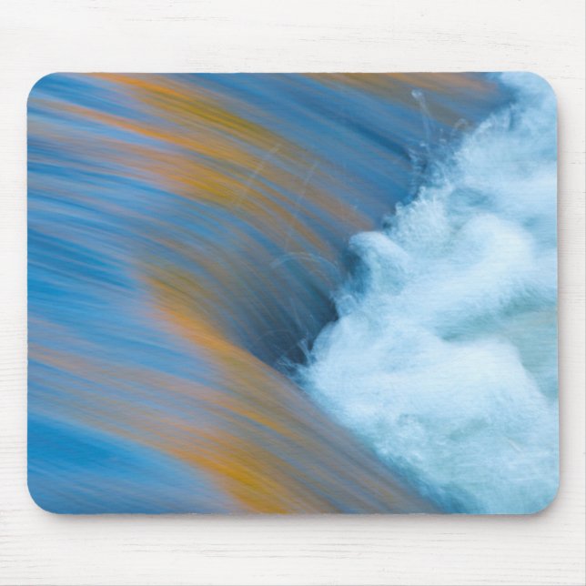 Blue water abstract, Canada Mouse Mat (Front)