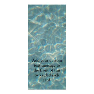 Blue Water Background Rack Card