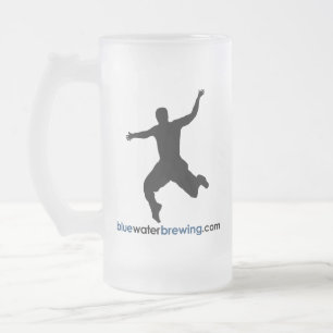 Blue Water Brewing Glazed Mug