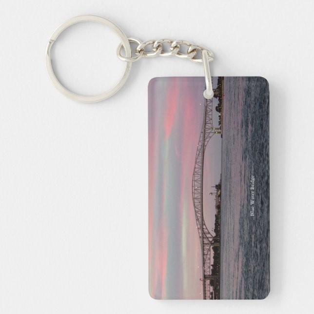Blue Water Bridge acrylic key chain (Front)