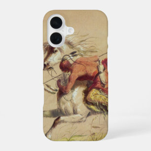 Blue Water Creek Battle By Alfred Jacob Miller iPhone 16 Case