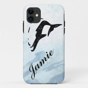 blue water DOLPHIN iphone covers