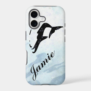 blue water DOLPHIN iphone covers