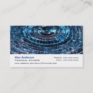 Blue Water Drop Business Card