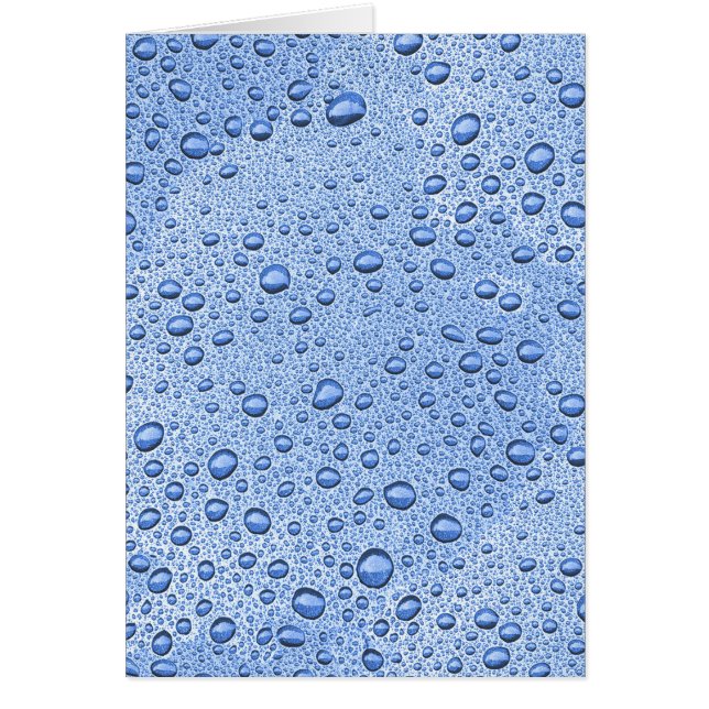Blue water droplets (Front)