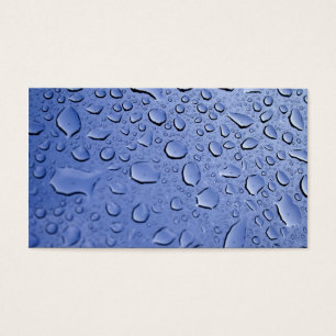 Blue Water Droplets