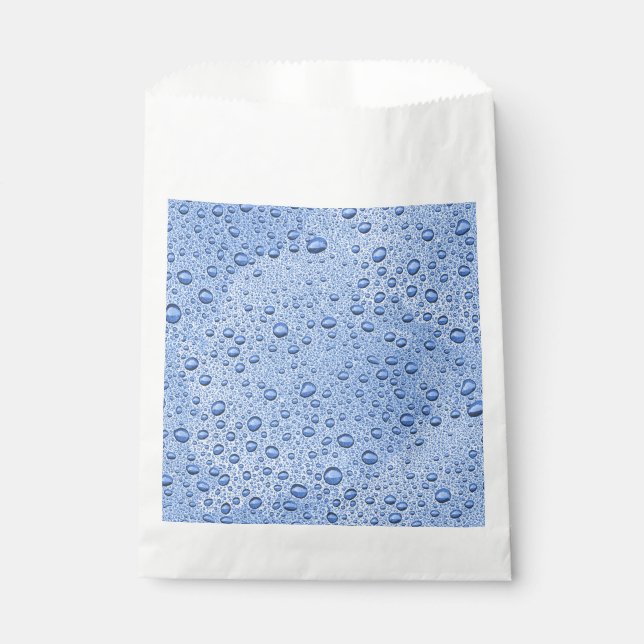 Blue water droplets favour bags (Front)