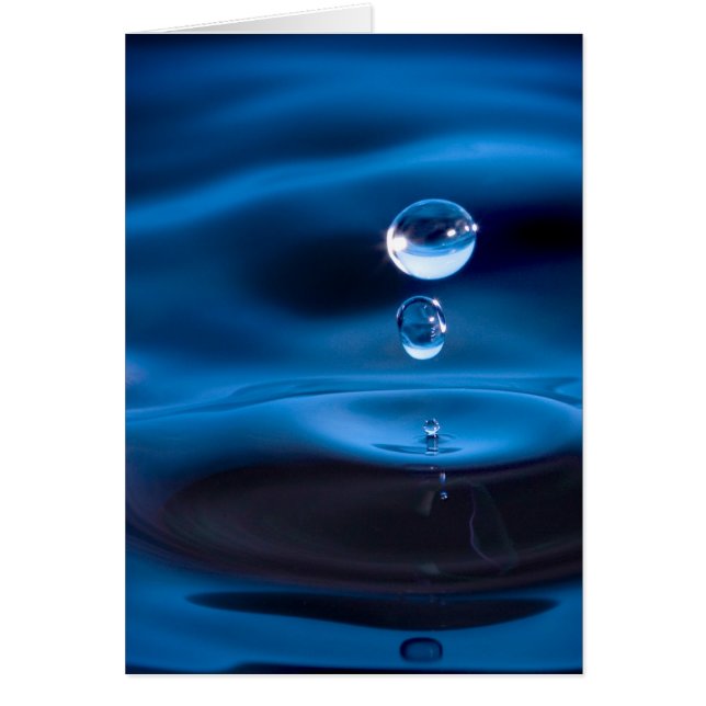 Blue Water Drops (Front)