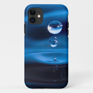 Blue Water Drops iPhone 11 Case