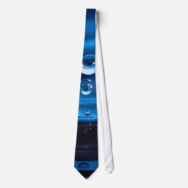 Blue Water Drops Tie (Front)