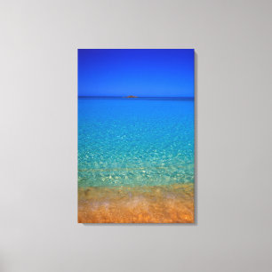 Blue water, Exuma Islands, Bahamas. Canvas Print
