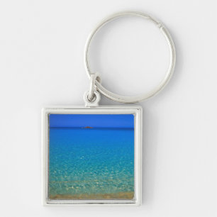 Blue water, Exuma Islands, Bahamas. Key Ring