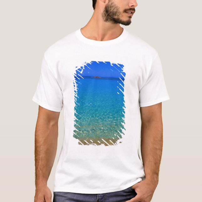 Blue water, Exuma Islands, Bahamas. T-Shirt (Front)