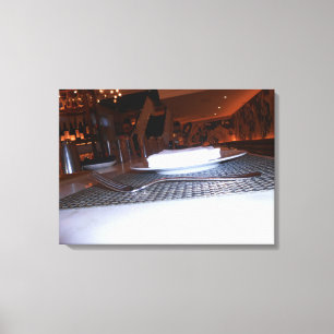Blue Water Grill Canvas Print