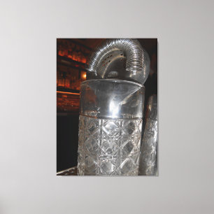 Blue Water Grill Canvas Print