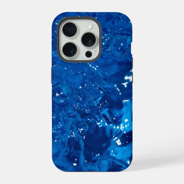 Blue water iPhone case (Back)