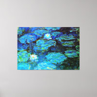 Blue Water-Lilies, fine art painting