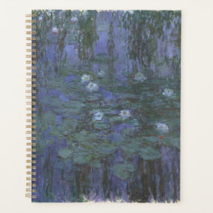 Blue Water Lilies Monet Planner