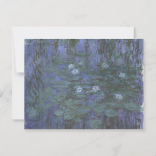 Blue Water Lilies Monet Postcard