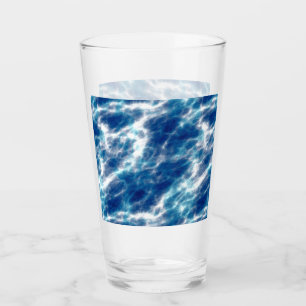 Blue Water Marble   Glass