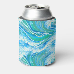 Blue Water Ocean Sea Waves   Can Cooler