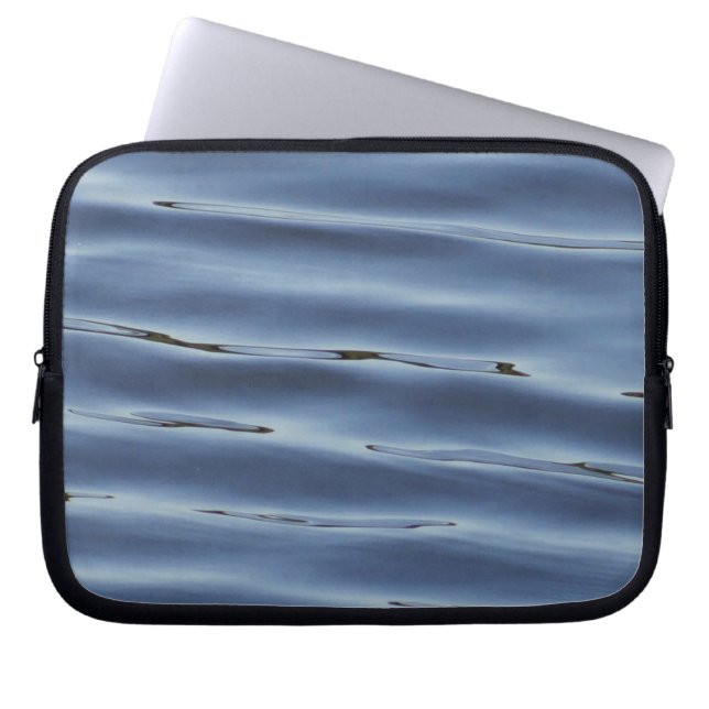 Blue Water Pattern Electronics Bag (Front)