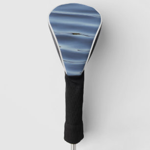 Blue water pattern golf head cover
