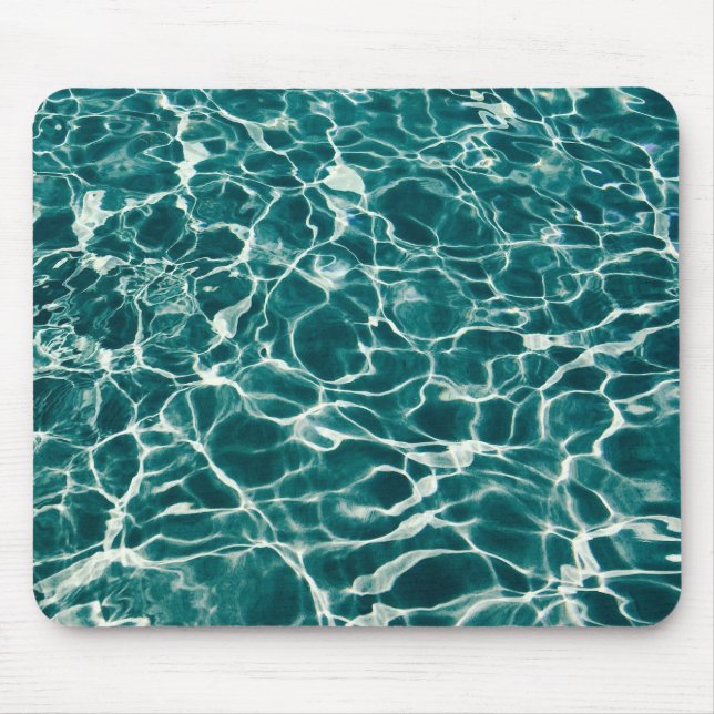 Blue Water Pattern Mouse Mat (Front)