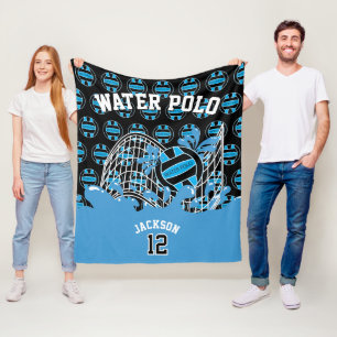 Blue - Water Polo 🤽‍♀️ Sport in  Fleece Blanket