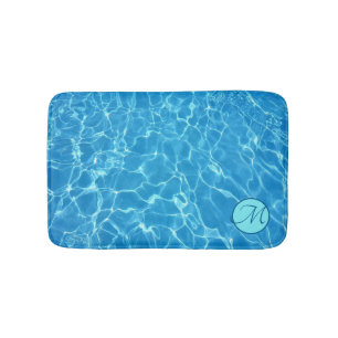 Blue Water Reflections Customise Bath Mat