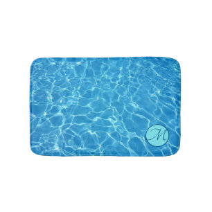 Blue Water Reflections Customise Bath Mat