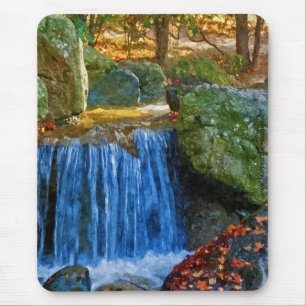 Blue Water Spring Mousepad