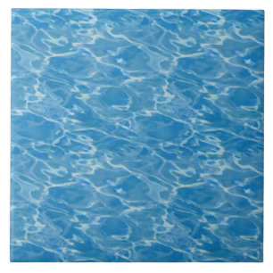 Blue water tile