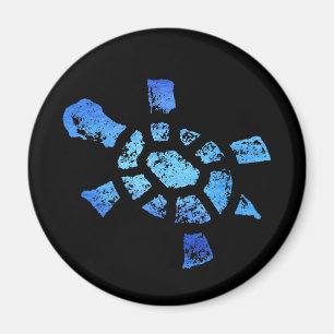 Blue Water Turtle Magnet